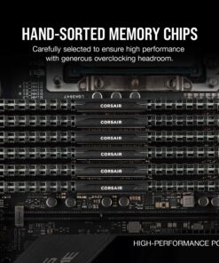 Corsair CMK32GX4M2A2400C16 Vengeance LPX 32GB (2x16GB) DDR4 2400 (PC4-19200) C16 for DDR4 Systems - Black 2400Mhz 32GB Kit (2x16GB) 10 81bIRUg3kmL 1