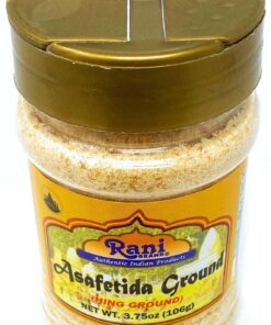 Rani Asafetida (Hing) Ground 3.75oz (106g) PET Jar ~ All Natural | Salt Free | Vegan | Non-GMO | Asafoetida Indian Spice | Best for Onion Garlic Substitute Asafetida Ground 3.75 Ounce (Pack of 1) 24 81bJSgQSK0L