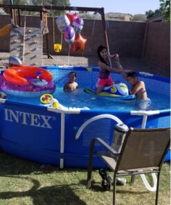 Intex 12-Foot by 30-Inch Metal Frame Pool Set 39 81bKZjYzTeL