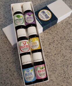 Healing Solutions Sinus Relief Therapeutic Grade Essential Oil, 10 ml (6-Pack) Sinus and Cough Set 0.33 Fl Oz (Pack of 6) 29 81bKZnIDquL