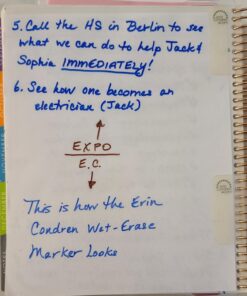 EXPO Vis-a-Vis Wet Erase Markers, Fine Point, Assorted Colors, 8 Count 8 Count (Pack of 1) 41 81bKtthMiOL