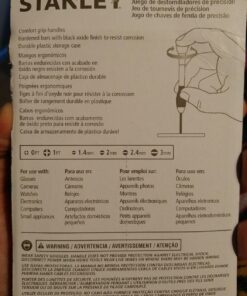 STANLEY Screwdriver Set, Precision, 6-Piece (66-052) , Yellow 41 81bM0tBh4pL