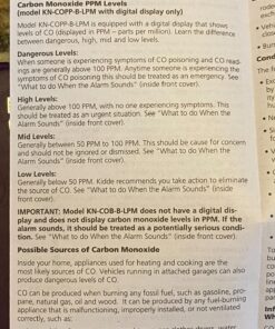 Kidde Carbon Monoxide Detector, AA Battery Powered CO Alarm with LEDs, Test-Reset Button, Low Battery Indicator, Portable KN-COPP-B-LPM 48 81bMYlwHigL