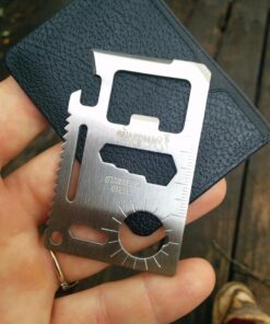 Ultimate 11-in-1 Survival Credit Card Multitool By GUARDMAN – Stocking Stuffer Christmas Gift - Multipurpose Tactical Wallet Tool With Bottle Opener, Survival Knife Gifts For Men Birthday Dad 1 30 81bMmeWW6TL