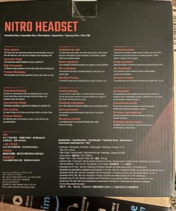 Acer Nitro Gaming Headset II: 50mm Drivers | Retractable Omni-Directional Noise-Canceling Microphone with On-Cable Controls | Over-Ear Design with RGB Lights Nitro Headset II 33 81bOnNgQlPL