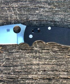 Spyderco Manix 2 XL Folding Knife - Black G-10 Handle with PlainEdge, Full-Flat Grind, CPM S30V Steel Blade and Ball Bearing 67 81bQQ 64LkL