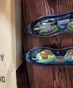 Aegend Swim Goggles, 2 Pack Swimming Goggles No Leaking Adult Men Women Youth Aqua & Bright Rose 38 81bRQpT4wOL