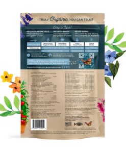 Alternative view of Organic Plant Magic - Truly Organic™ Fast-Acting Water Soluble Plant Food - All-Purpose Fertilizer Concentrate for Flower, Vegetable, Herb, Fruit Tree, Garden & Indoor Houseplants [One 1/2 lb Bag] One 1/2 lb Bag