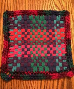 Friendly Loom 7" Potholder Kit Green Metal Loom and Bright Rainbow Color Cotton Loops, Makes 2 Potholders, MADE IN THE USA by Harrisville Designs. Multicolor 52 81bShK7RdeL