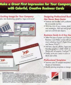 Alternative view of COSMI Business Card Maker (Windows)