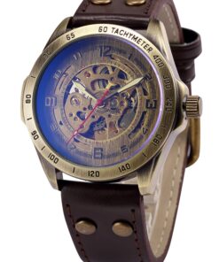 Alternative view of AMPM24 Vintage Bronze Case Automatic Mechanical Skeleton, No Color, Size No Size