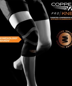 Copper Fit Pro Series Knee Compression Sleeve Black X-Large 15 81bXRuVjUL 3