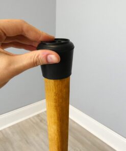 Shepherd Hardware 9226 1-1/2-Inch Inside Diameter Rubber Leg Tips, 2-Pack, Black 28 81bY0HjdboL