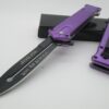 1 X Tac Force Assisted Opening Folding "Why So Serious?" Joker Purple Knife NEW!!!