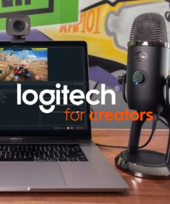 Logitech for Creators Blue Snowball iCE USB Microphone for Gaming, Streaming, Podcasting, Twitch, YouTube, Discord, Recording for PC and Mac, Plug & Play-Black Whiteout 33 81bYEr6onaL