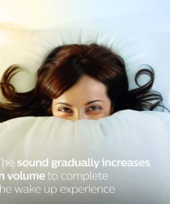 Philips SmartSleep Wake-Up Light Therapy Alarm Clock with Sunrise Simulation, White, HF3500/60 23 81bYeR6PjxL