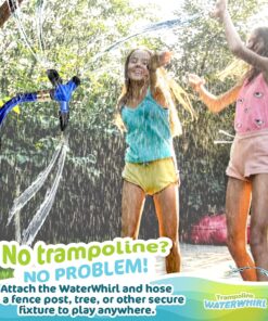 ThrillZoo Trampoline Sprinkler for Kids | Trampoline Accessories, Trampoline Sprayer, Outside Water Toys Sprinkler for Trampoline Water Sprinkler【WaterWhirl】 WaterWhirl 19 81bZ9AvncaL