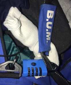 Padlock 4 Digit Combination Lock - for Gym School Locker, Outdoor Gate, Shed, Fence, and Storage - Weatherproof Metal - Keyless, Easy to Set, Resettable Locker Lock - Blue 25 81bZWJgYKVL