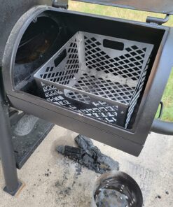 Oklahoma Joe's 5279338P04 Stainless Steel Offset Smoker Charcoal Firebox Basket, Silver 31 81bZi7kghAL