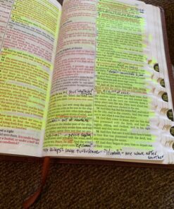 KJV Holy Bible, Standard Size, Burgundy Faux Leather w/Thumb Index and Ribbon Marker, Red Letter, King James Version 43 81ba9Ni4tBL