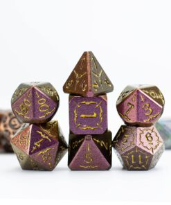 DND Metal Dice Set with Dragon Totem Metal Gife Case, Dungeons and Dragons Dice Set with Stunning Engraving, Cool and Unique. (Totem) 11 81baJ97IkyL