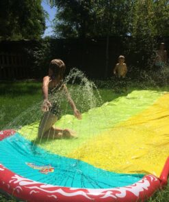 Wham-O Slip N Slide Wave Rider Double with 2 Slide Boogies 19 81bcWeJHanL