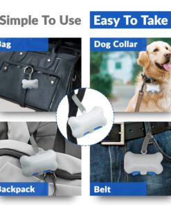 GORILLA SUPPLY Dog Poop Waste Bags with Dispenser and Leash Tie, 9" x 13", Blue, 1000 Count 28 81beMWUSGbL