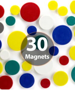 Officemate Heavy-Duty Magnets, Assorted Colors, Pack Of 30 21 81beTw8II7L