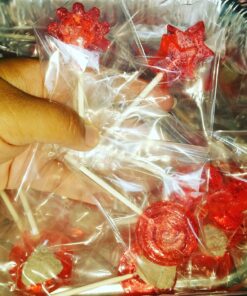 BAKER DEPOT Silicone chocolate Lollipop Mold with 6 Holes, Double Heart, Star, Small Flower, Smile Face, Round, Etc, Design, Set of 5 37 81bf5Zu 84L