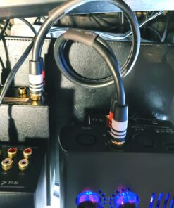 Monoprice 1.5ft Premium 2 RCA Plug/2 RCA Plug M/M 22AWG Cable - Black 16 81bhJAnRmtL