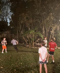 GlowCity Glow in The Dark Football - Light Up LED Ball - Perfect for Evening Play, Camping, and Beach Fun! Adult 10" 30 81bhQKexj3L