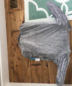 LINENSPA Reading Pillow with Shredded Memory Foam- Back Pillow for Sitting in Bed, Reading, Gaming, Watching TV – Chair Pillow with Arms, Dorm Room Essentials, Stone Standard 38 81bi0G tOoL