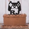 Gamer Cake Topper with Keepsake Base, Game Controller, Boys Birthday Party, Gamer, Game Party, Controller, Personalize, Party Decor, Keepsake
