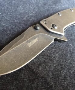 Kershaw XL Cryo II Pocket Knife, 3.25" 8Cr13MoV Steel Titanium-Coated Blade, Assisted Everyday Carry Pocket Knife 1556BW 50 81biHfx0ApL