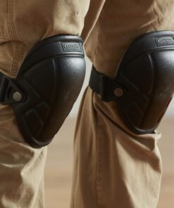 McGuire-Nicholas - 1MN-350 Tuff Shell Knee Pads | Lightweight Ergonomic Design Lined with High Density EVA Foam | All-Weather Knee Pads for Flooring, Construction, Painting, Welding, Plumbing,black 11 81biKkU66UL