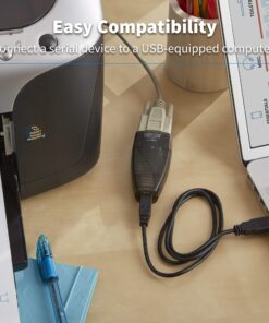Tripp Lite Keyspan High-Speed USB to Serial Adapter, PC & Mac, USB-A to DB9 RS232 Male, 3 Foot / 0.91 Meter Cable, 3-Year Warranty (USA-19HS) 19 81bjRbEt0uL