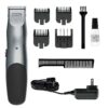 WAHL Groomsman Corded or Cordless Beard Trimmer for Men - Rechargeable Grooming Kit for Facial Hair - Beard Trimmer & Groomer - Model 9918-6171V Silver/Black 33 81bjocZuyRL