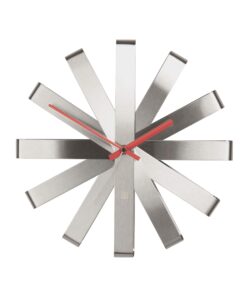 Umbra Ribbon Wall Clock Stainless-steel 26 81bkKaDBCPL