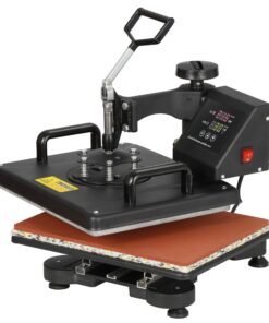 F2C 12" x 15" Heat Press Machine Pro 6 in 1 Swing Away Digital Heat Transfer Sublimation Press Combo for T-Shirt Bag Hat Cap Mug Plate 47 81bkRt63WnL