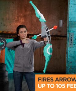 Dude Perfect Signature Bow Nerf Sports Biggest Nerf Bow with 2 Nerf Whistling Arrows For Kids, Teens, and Adults Standard Packaging 16 81bkzuySGkL