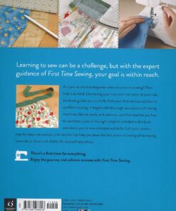 First Time Sewing: The Absolute Beginner's Guide Paperback 15 81bl3fS1DcL