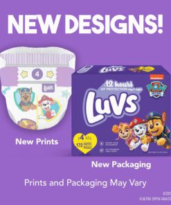 Luvs Diapers - Size 5, 172 Count, Paw Patrol Disposable Baby Diapers 22 81bnQUXarPL
