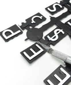 Quartet Characters for Magnetic Letter Boards, Helvetica Font, 1 Inch, 128 Characters per Set, White (M1) 128 Letters/Numbers/Symbols 16 81bnbhOU3IL