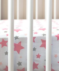 My Tiny Tot Baby Crib Sheets Boy or Girl (2 Pack) – Organic Cotton Fitted Crib Sheet Set for Baby Crib Mattress – Extra Soft, Premium Baby Nursery Bedding – Pink 16 81bnhVfp EL