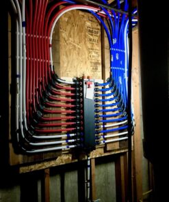 Viega 50243 1/2-Inch PureFlow Zero Lead Poly Alloy PEX Crimp Manabloc With 24 Ports - 15 Cold 9 Hot 25 81bo4DBtaIL