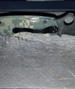 Spyderco Para Military 2 Signature Camo Knife with 3.42" CPM S30V Black Steel Blade and Durable G-10 Handle - PlainEdge - C81GPCMOBK2 54 81bofKYsLpL 1