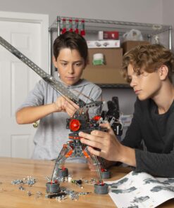 Alternative view of Erector by Meccano Super Construction 25-in-1 Building Set, 638 Parts, For Ages 10+, STEAM Education Toy