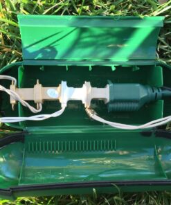 Hot Headz H-EXT-302 Outdoor Extension Safety Seal Resistant Cord Cover for Holiday Lights Water Fountains, Pool Pumps, Air Conditioners, Etc, Single, Green 45 81bpE8EgfaL