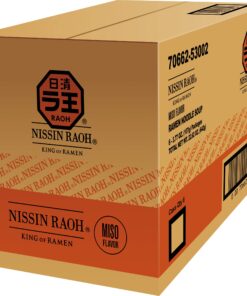 Nissin RAOH Ramen Noodle Soup, Miso, 3.77 Ounce (Pack of 6) 1 Count (Pack of 6) 20 81bqiwiaa5L