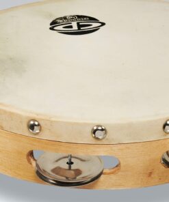 CP378 8" Wood Tambourine, Headed, Single Row Jingles 6 81bqmPUsHyL